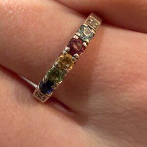 Birthstone ring - 5 Stones